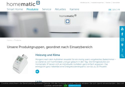 
                            2. Produkte - Homematic IP