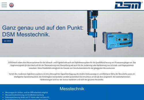 
                            3. Produkte Messtechnik - DSM Schraubtechnik und Fügetechnik unter ...