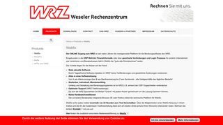 
                            2. Produkte - Webfix | WRZ - Weseler Rechenzentrum