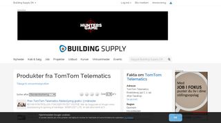 
                            11. Produkter fra TomTom Telematics - Building Supply DK