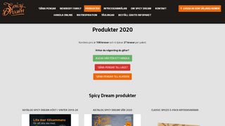 
                            2. Produkter - Spicy Dream