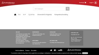 
                            1. Produktlista - login - Studentlitteratur