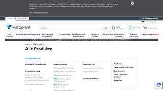 
                            3. Produktliste - Vistaprint