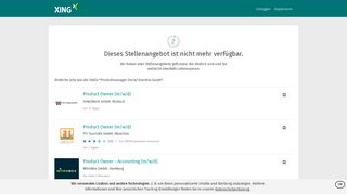 
                            8. Produktmanager (m/w) Eventim Guide in Hamburg | XING Jobs