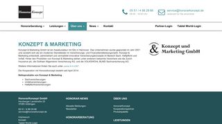 
                            8. Produktportfolio: Konzept & Marketing - HonorarKonzept