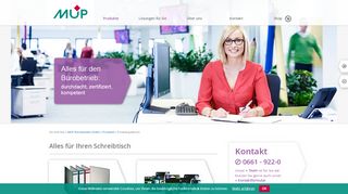 
                            6. Produktspektrum - MUP Bürohandels GmbH