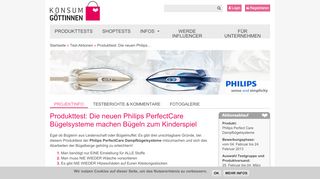 
                            11. Produkttest: Philips Perfect Care Dampfbügelsysteme