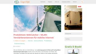 
                            7. Produkttest: WebCatcher - WLAN-Verstärkerantennen für mobiles ...