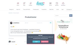 
                            3. Produkttester — BabyForum.at