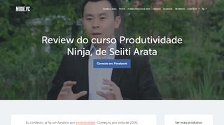 
                            2. Produtividade Ninja: opinião sobre o curso on-line de produtividade