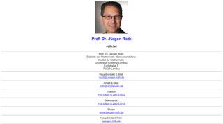 
                            8. Prof. Dr. Jürgen Roth