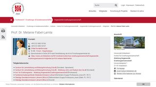 
                            8. Prof. Dr. Melanie Fabel-Lamla - Universität Hildesheim