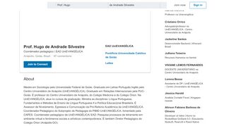 
                            8. Prof. Hugo de Andrade Silvestre - Coordenador pedagógico - EAD ...