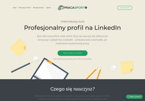 
                            7. Profesjonalny profil na LinkedIn | Akademia PracaSport.pl