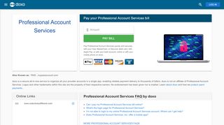 
                            1. Professional Account Services,Inc. (PASI): Login, Bill Pay, Customer ...