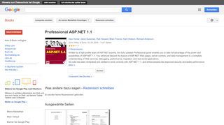 
                            6. Professional ASP.NET 1.1
