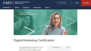 
                            8. Professional Certified Marketer - Digital Marketing Certification