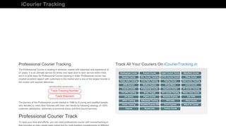 
                            4. Professional Courier Tracking: Know Professional Courier Status!