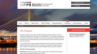 
                            6. Professional Development - Manitoba Professional Planners Institute