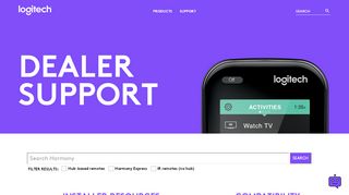 
                            3. Professional Installers - Harmony Support - Logitech Harmony