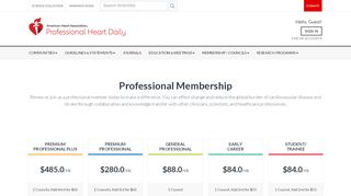 
                            1. Professional Membership | Membership Selections