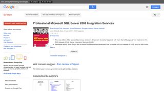 
                            9. Professional Microsoft SQL Server 2008 Integration Services