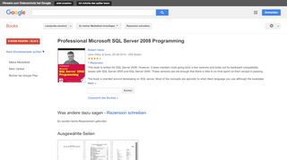 
                            12. Professional Microsoft SQL Server 2008 Programming