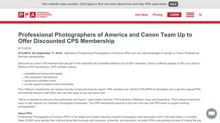 
                            12. Professional Photographers of America and Canon Team Up to ...