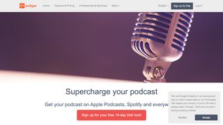 
                            3. Professional Podcast Hosting - Podigee Podcast Hosting