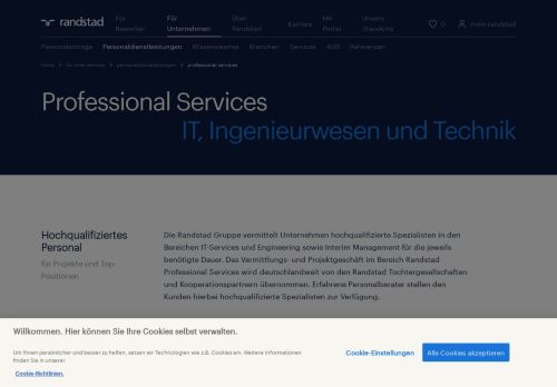 
                            4. Professional Services | Randstad