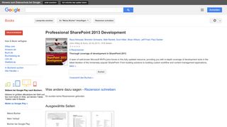 
                            12. Professional SharePoint 2013 Development