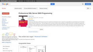 
                            9. Professional SQL Server 2005 Programming
