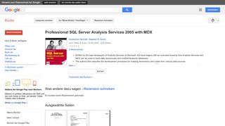
                            8. Professional SQL Server Analysis Services 2005 with MDX