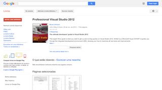 
                            10. Professional Visual Studio 2012