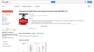 
                            9. Professional Web Parts and Custom Controls with ASP.NET 2.0