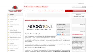 
                            8. Professionals: Healthcare » Directory > Moonstone Business School ...