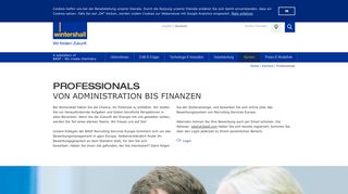 
                            2. Professionals – Von Administration bis Finanzen - Wintershall Holding ...