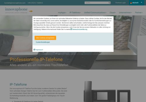 
                            10. Professionelle IP-Telefone von innovaphone