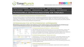 
                            2. Professionelle Zeiterfassungsysteme von TimePunch- Die ...