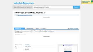 
                            5. professionisanitarie.lum.it at WI. Management e coordinamento ...