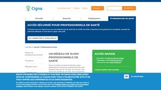 
                            3. Professionnels de santé | Cigna