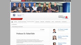 
                            12. Professor Dr. Rafael Behr - Akademie der Polizei