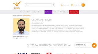 
                            7. Professor(a): Orlando Stiebler - Concurso Virtual