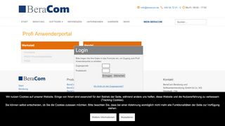 
                            5. PROFI Anwenderportal - BeraCom