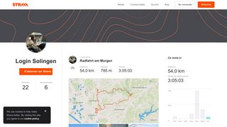 
                            3. Profil de cycliste Strava | Login S.