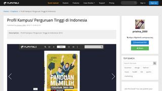 
                            11. Profil Kampus/ Perguruan Tinggi di Indonesia Pages 1 - 50 - Text ...