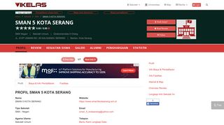 
                            10. Profil SMAN 5 KOTA SERANG (20605327) - Ikelas
