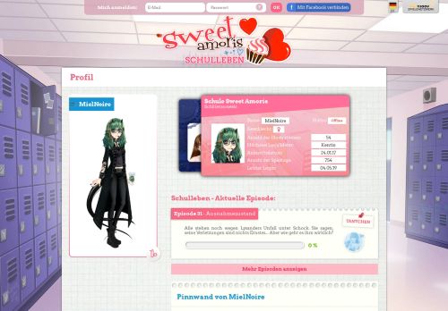 
                            4. Profil - Sweet Amoris, das Flirtspiel für Mädchen!