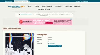 
                            10. Profil von spacequeen | FanFiktion.de