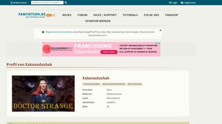 
                            9. Profil von Xakanadushak | FanFiktion.de